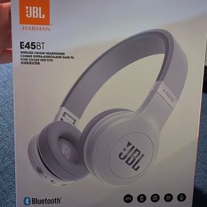 BRAND NEW, NEVER USED JBL E45BT Wireless Bluetooth Headphones